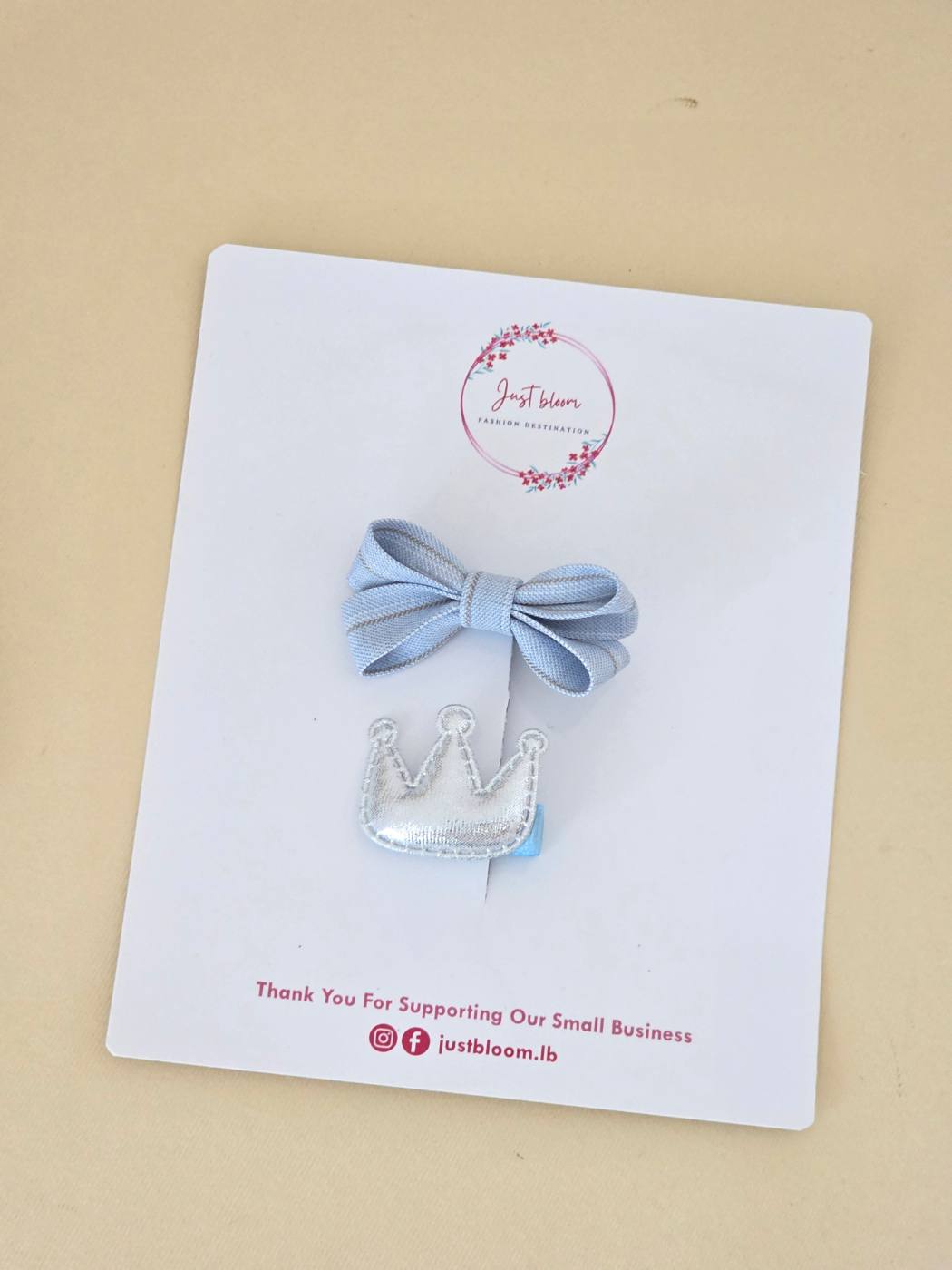 2pcs Littke Majesty Hair Clip Set 