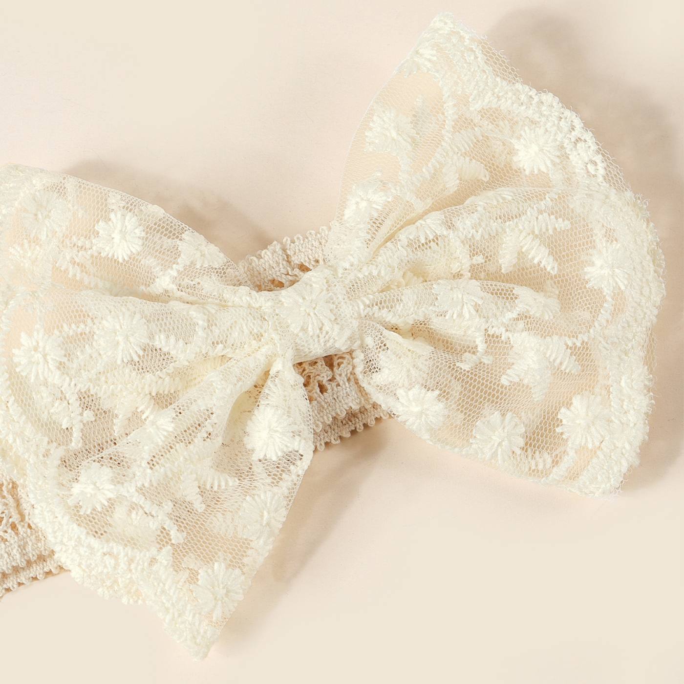 1PC BIg Bow Lace Headband 